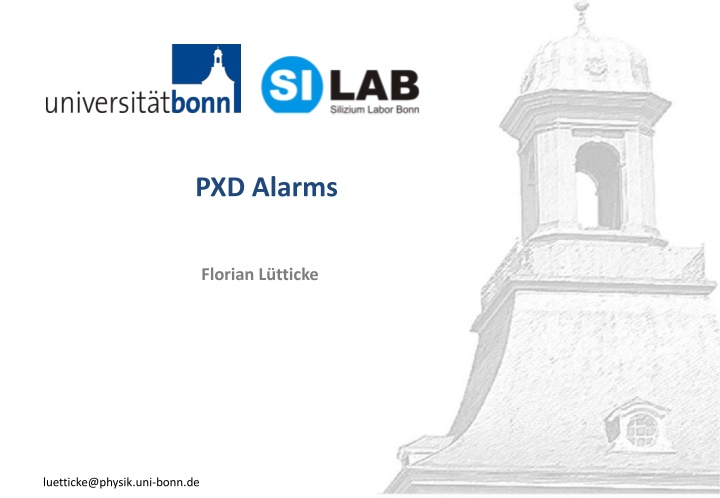 pxd alarms