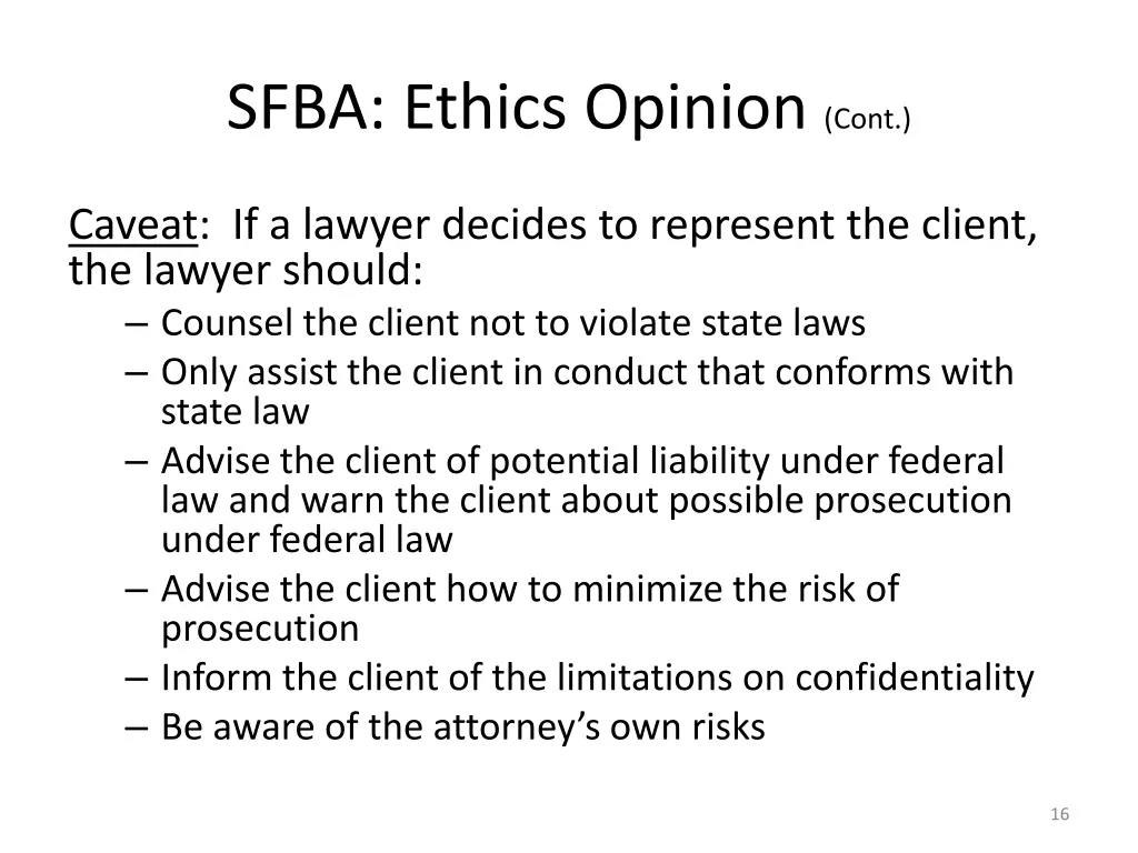 sfba ethics opinion cont 1