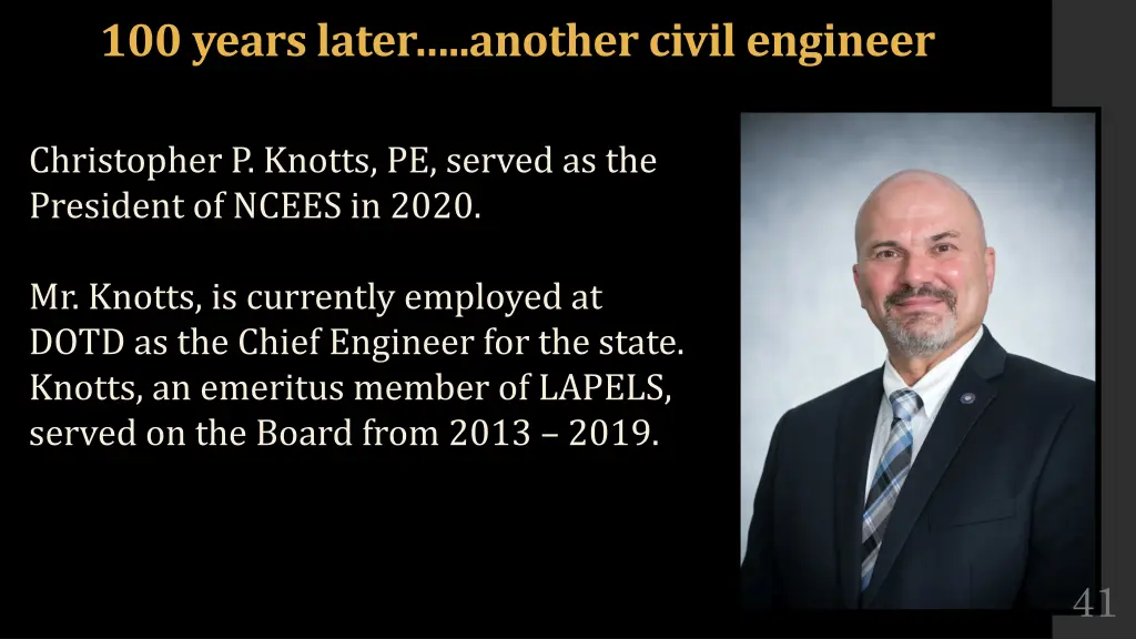 100 years later another civil engineer