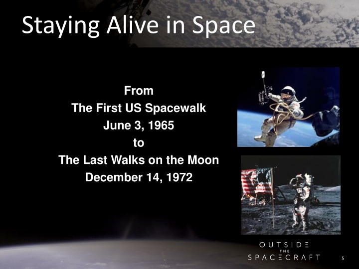 staying alive in space
