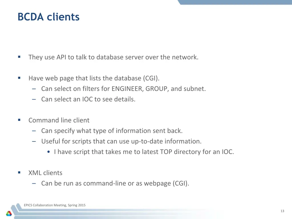 bcda clients