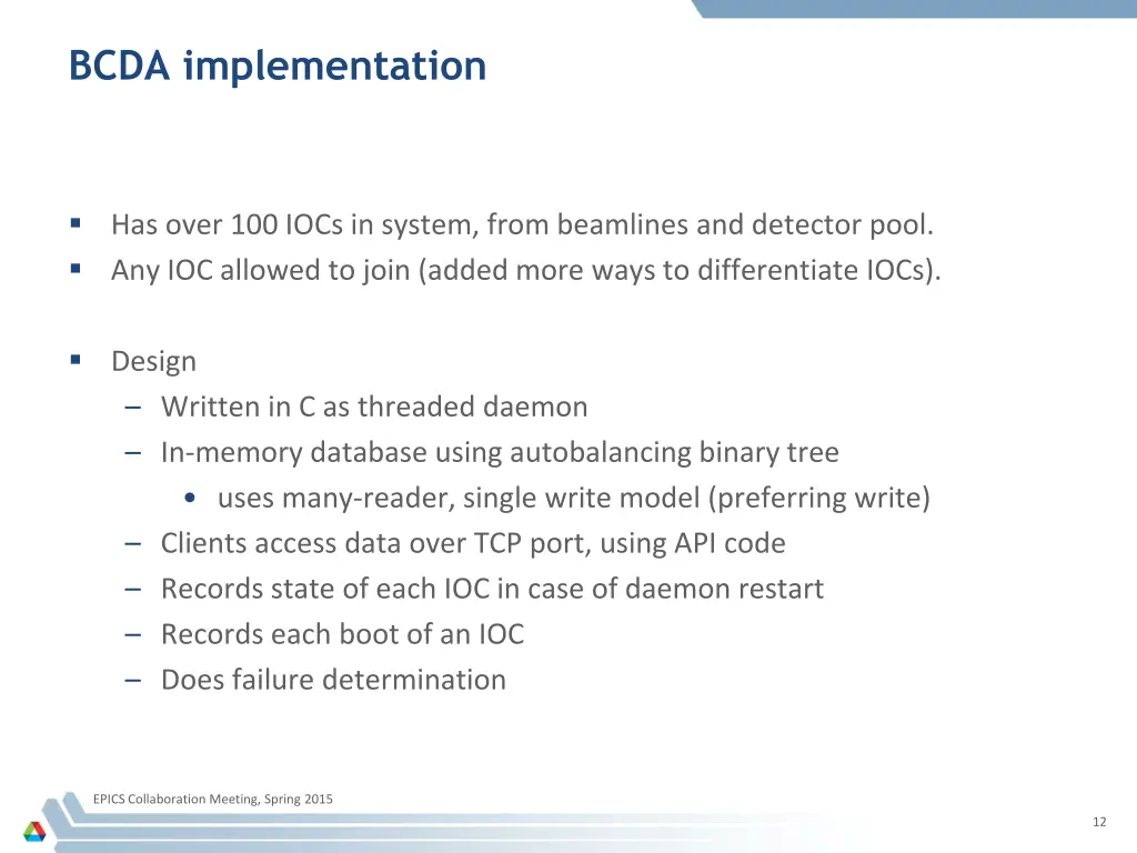 bcda implementation