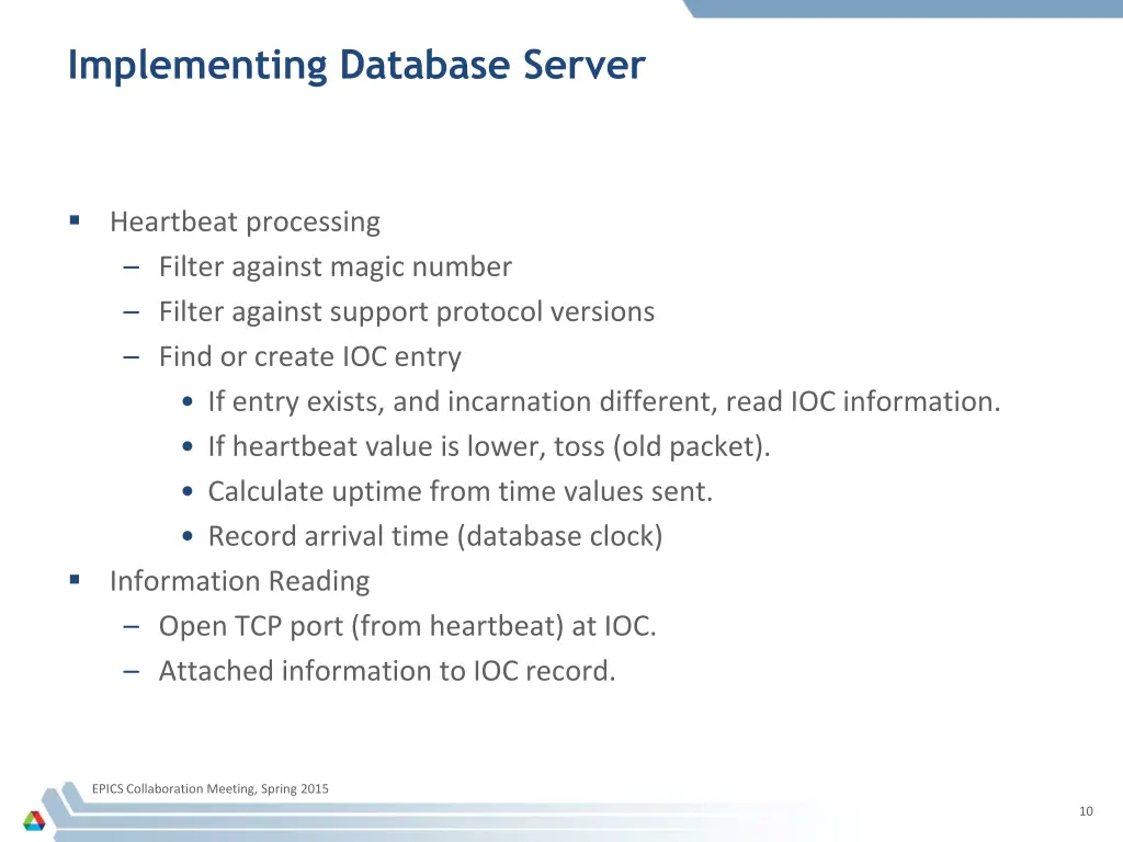 implementing database server