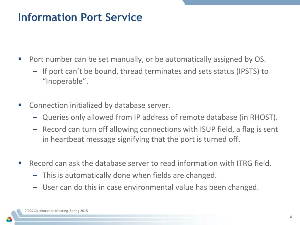 information port service