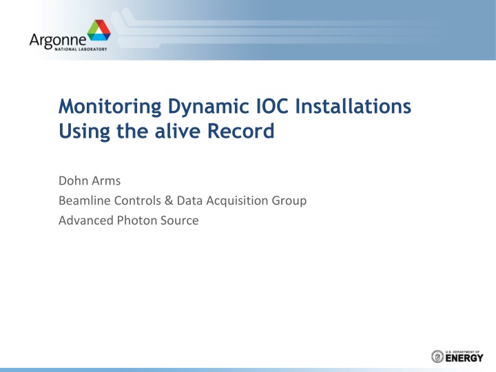 monitoring dynamic ioc installations using