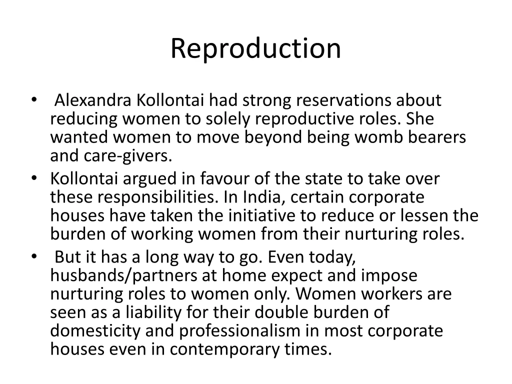 reproduction