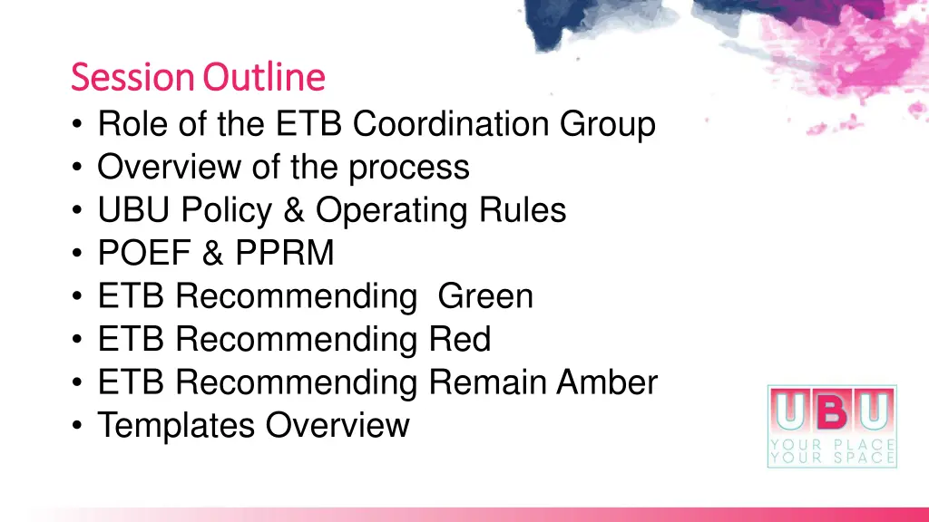 session session outline role