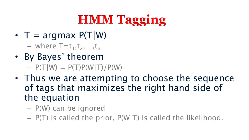 hmm tagging