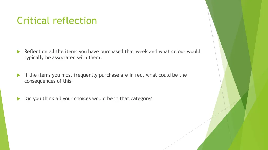 critical reflection