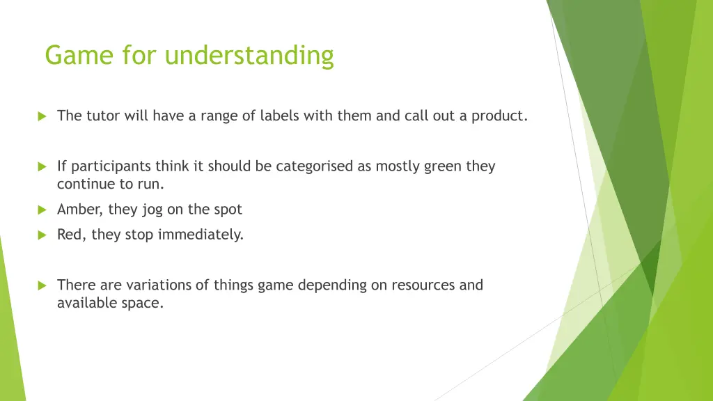 game for understanding