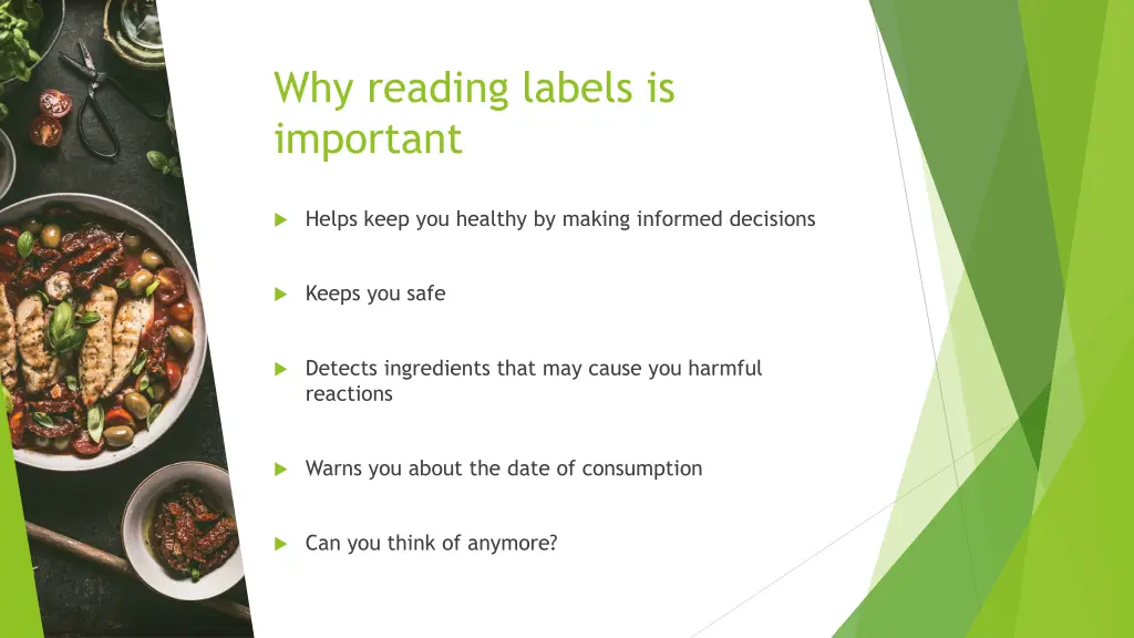 why reading labels is important