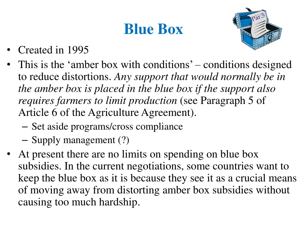 blue box