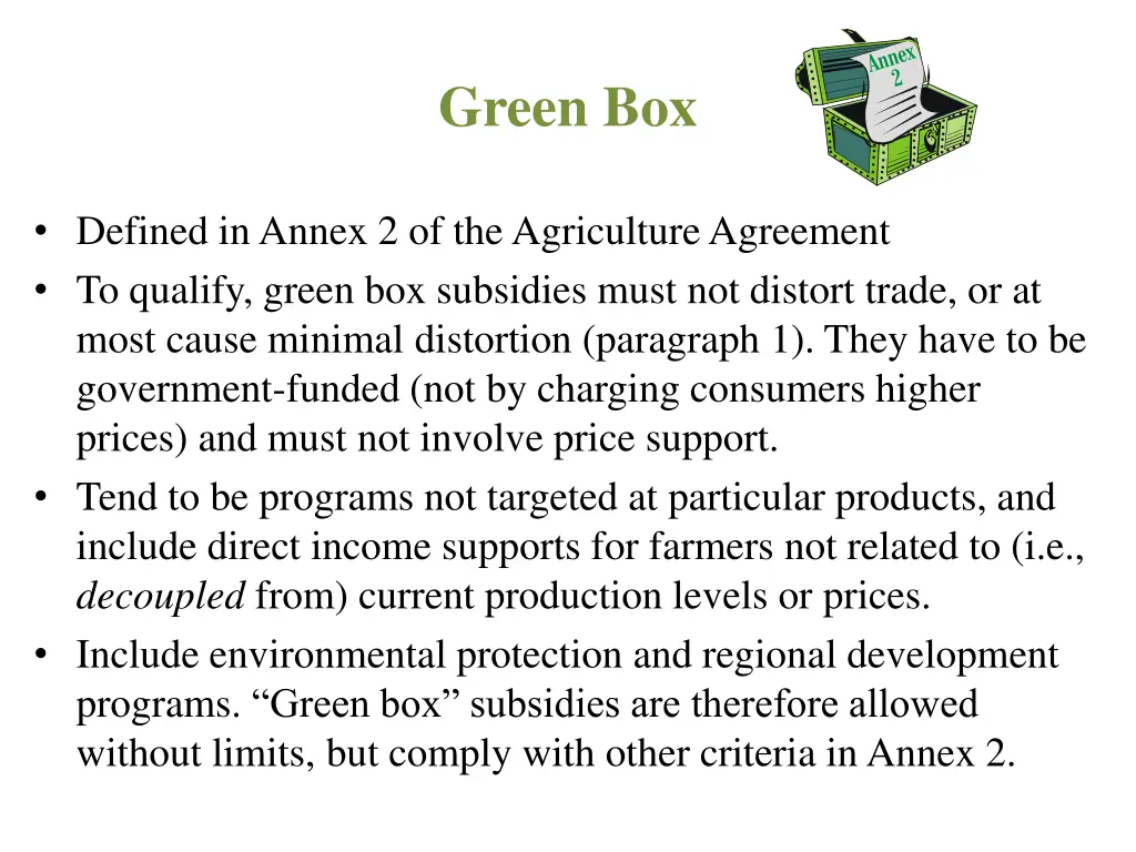 green box