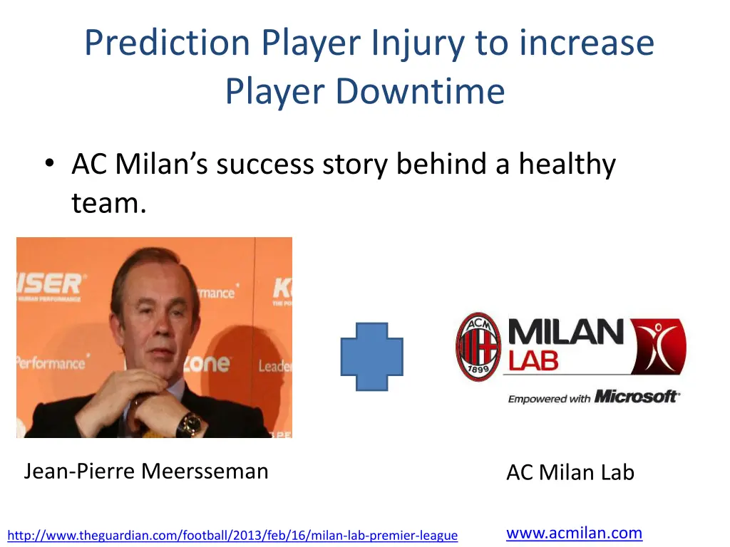 prediction player injury to increase player