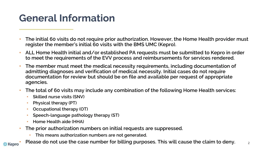 general information
