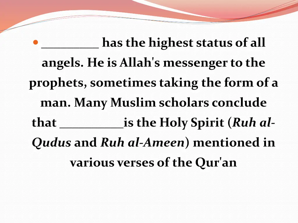has the highest status of all