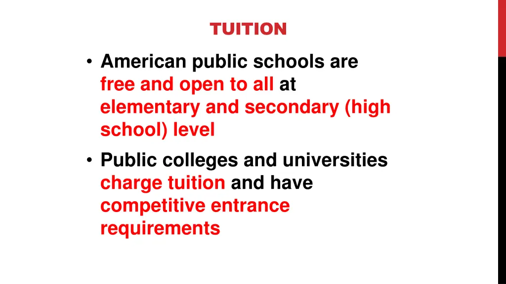 tuition