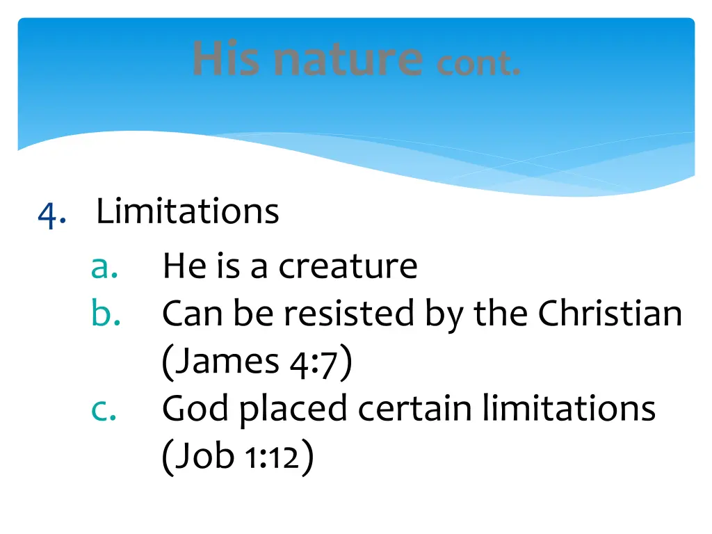 his nature cont