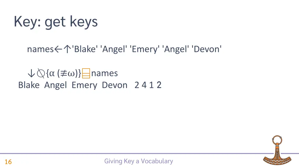 key get keys 5