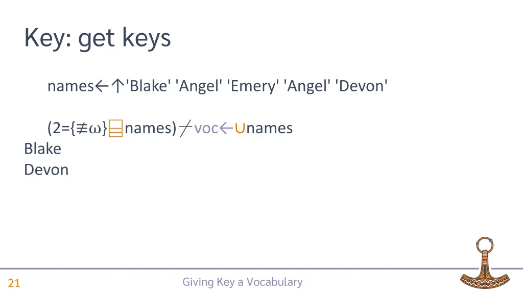 key get keys 9