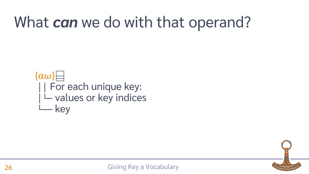 what can we do with that operand 1