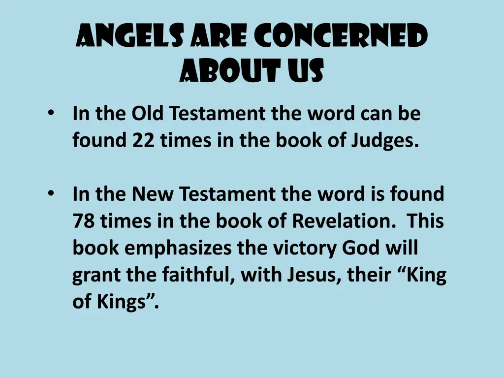 angels are concerned about us 1