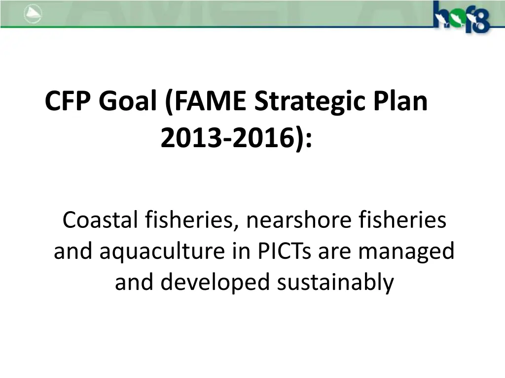 cfp goal fame strategic plan 2013 2016