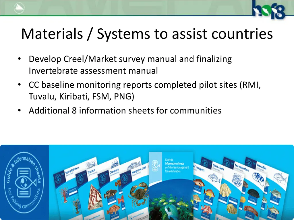 materials systems to assist countries