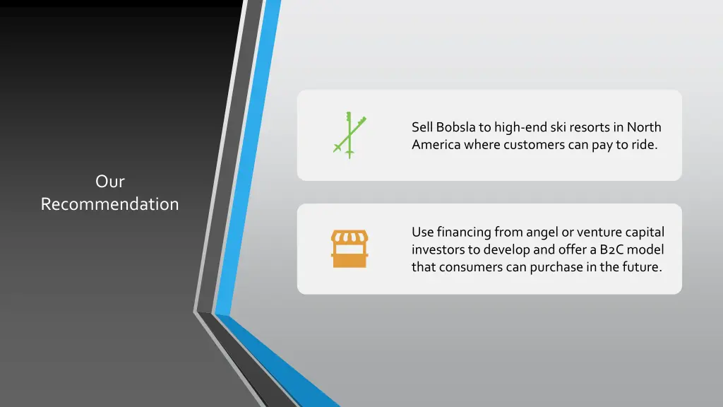 sell bobsla to high end ski resorts in north
