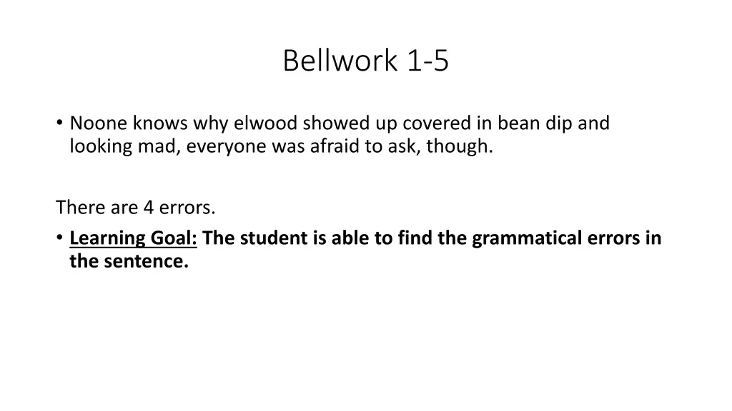 bellwork 1 5