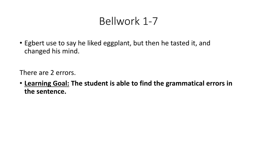 bellwork 1 7
