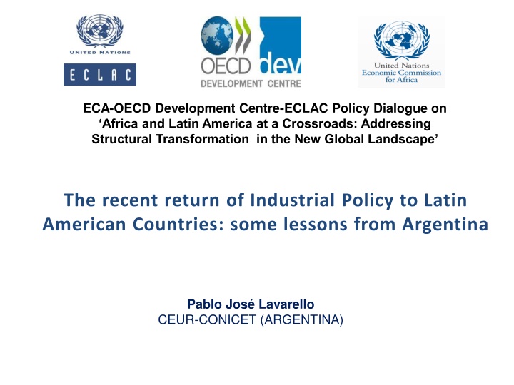 eca oecd development centre eclac policy dialogue
