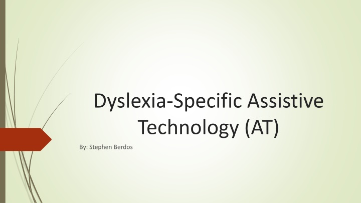 dyslexia specific assistive technology at