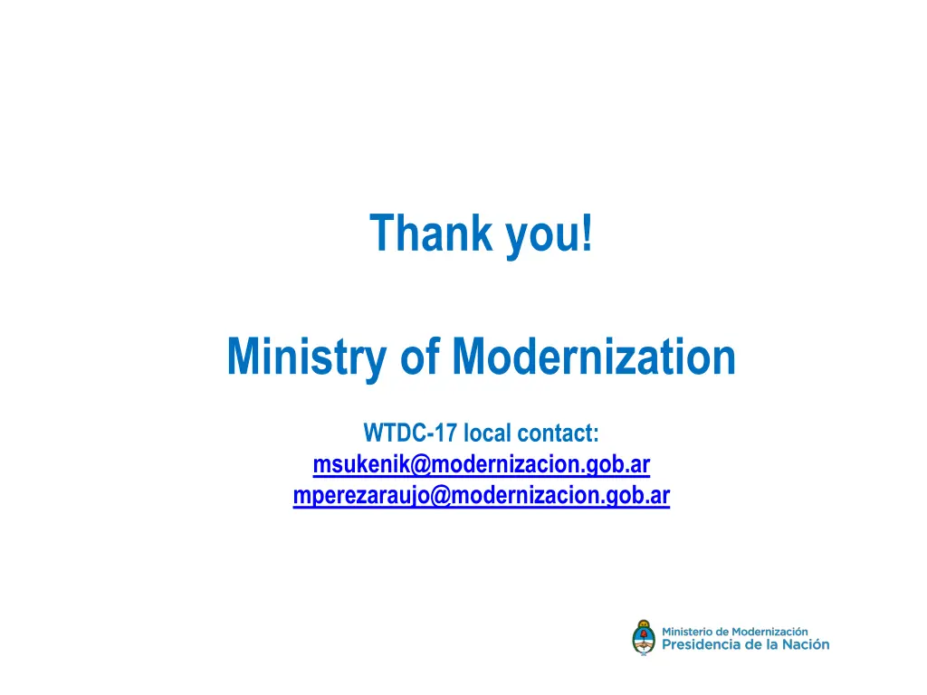 dependencia organizadora thank you