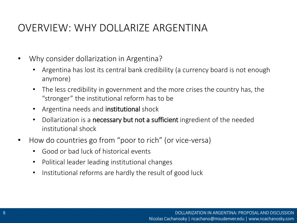overview why dollarize argentina 5
