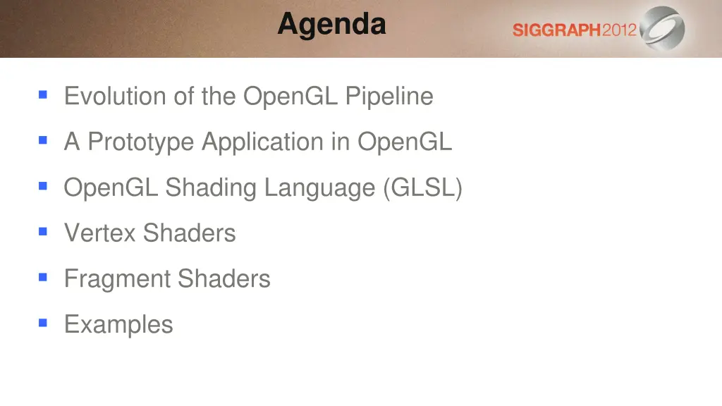 agenda