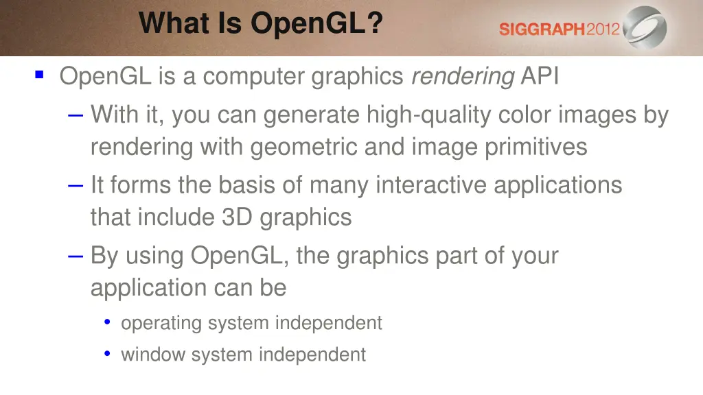 what is opengl