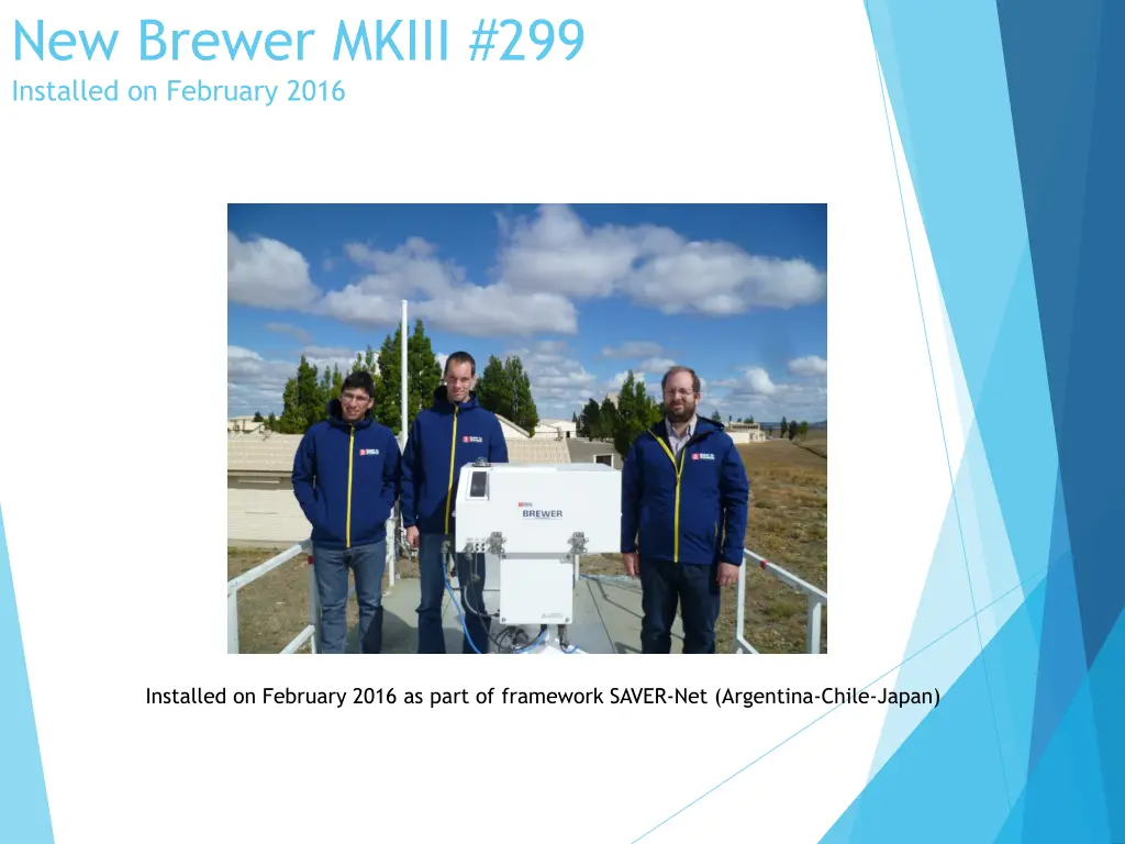 new brewer mkiii 299 installed on february 2016