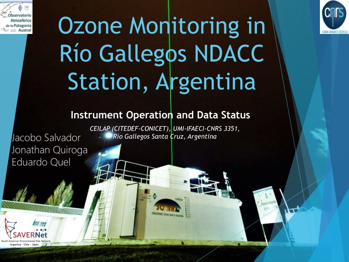 ozone monitoring in r o gallegos ndacc station