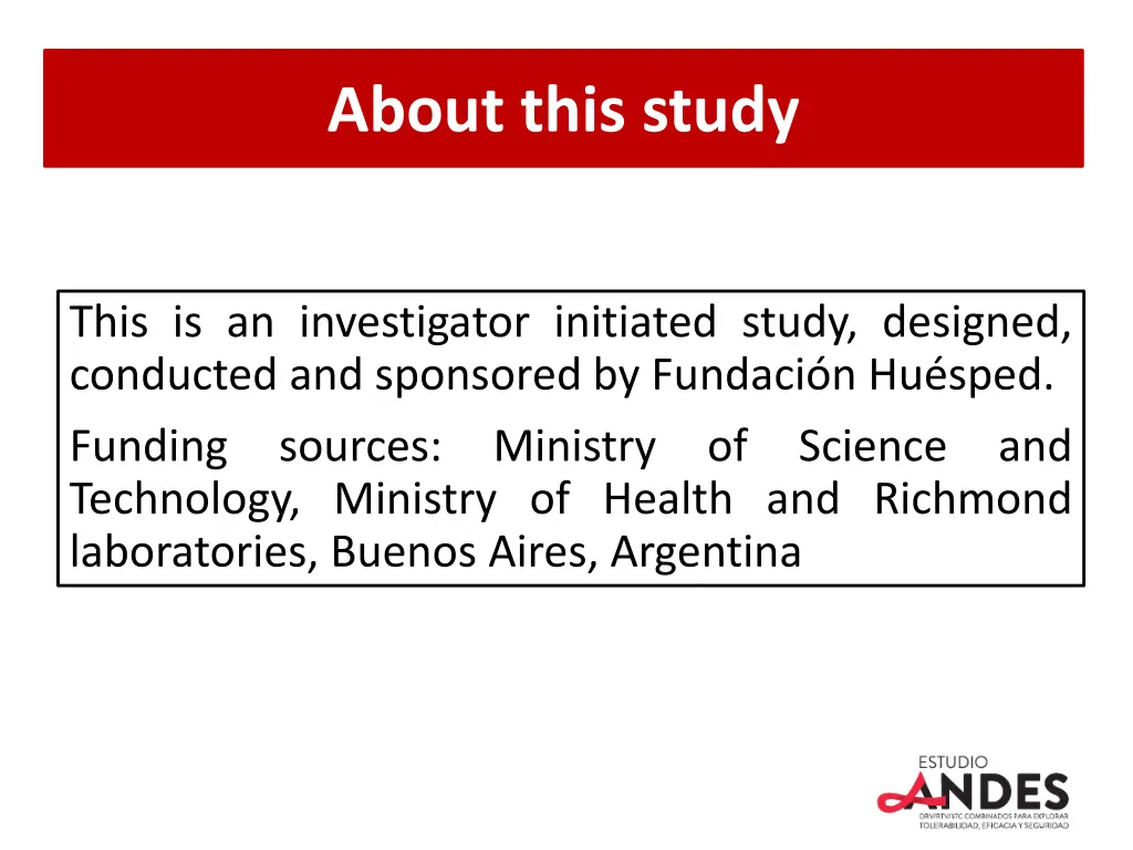 about this study