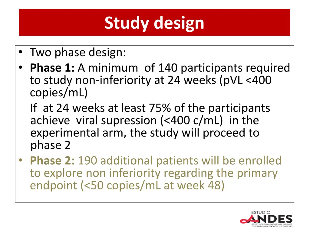 study design