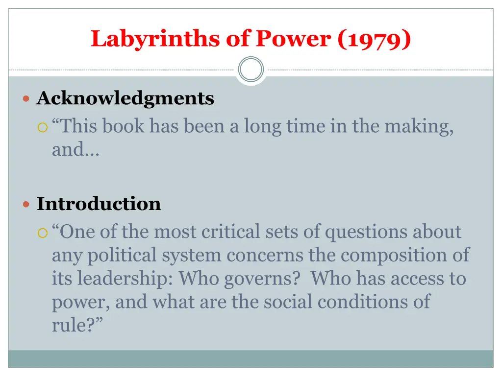 labyrinths of power 1979