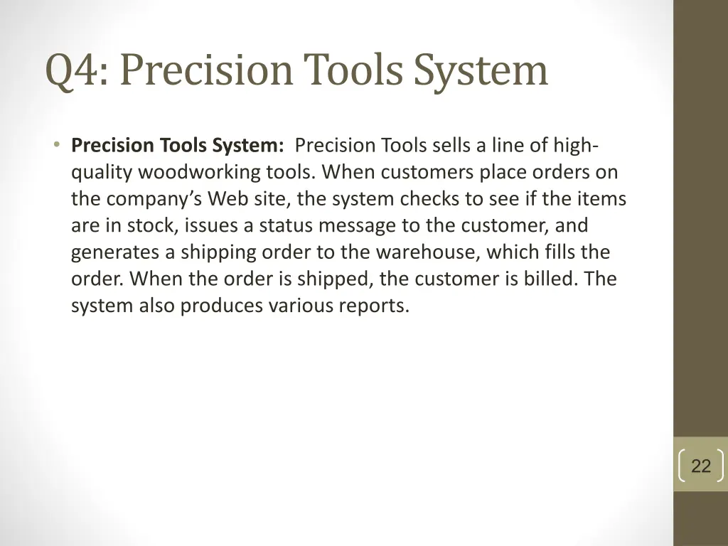 q4 precision tools system