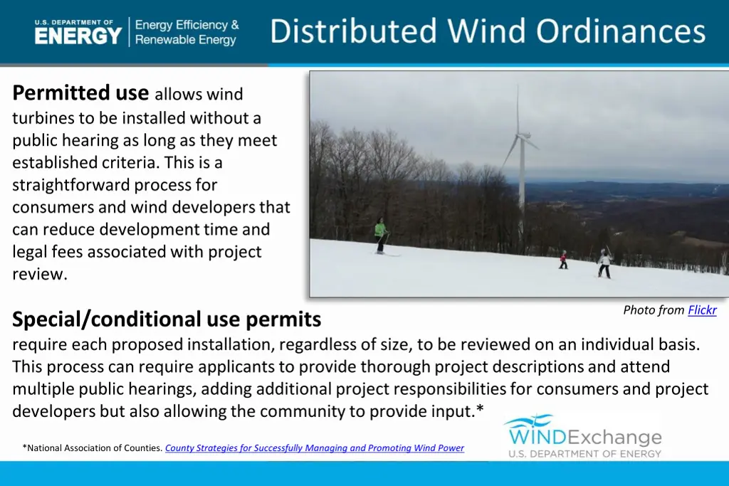 permitted use allows wind turbines