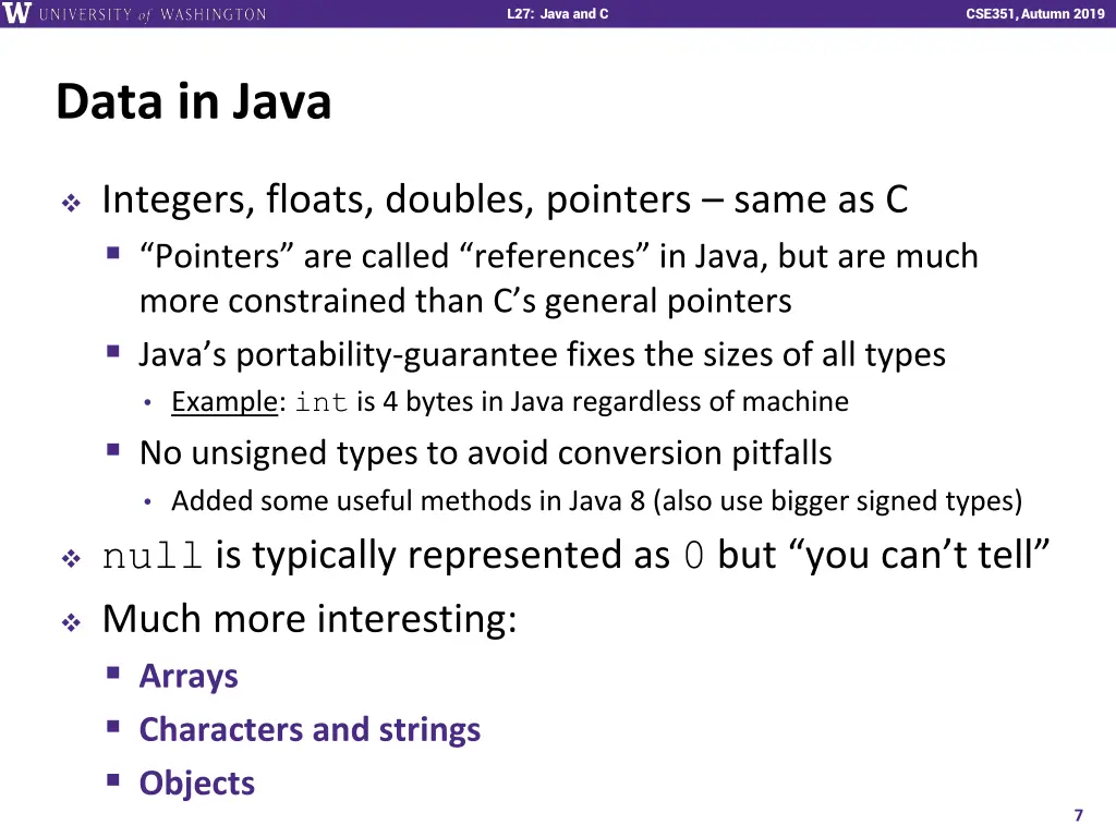 l27 java and c 6