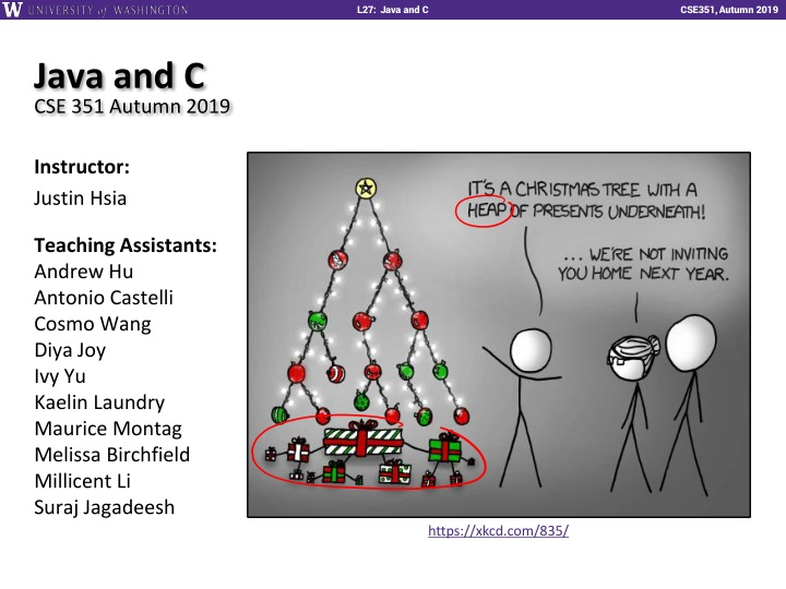 l27 java and c