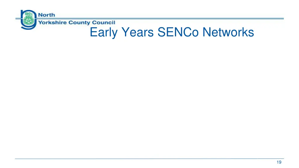 early years senco networks