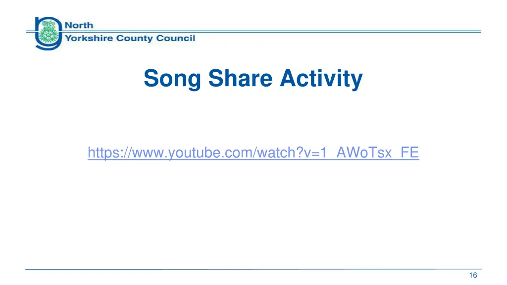 song share activity