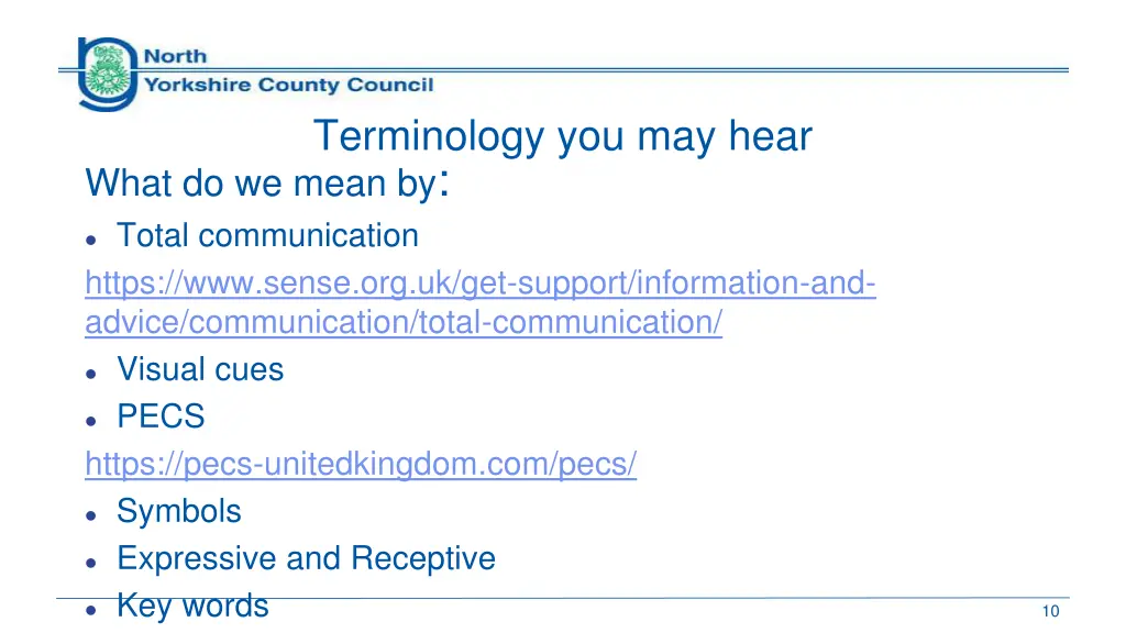 terminology you may hear what do we mean by