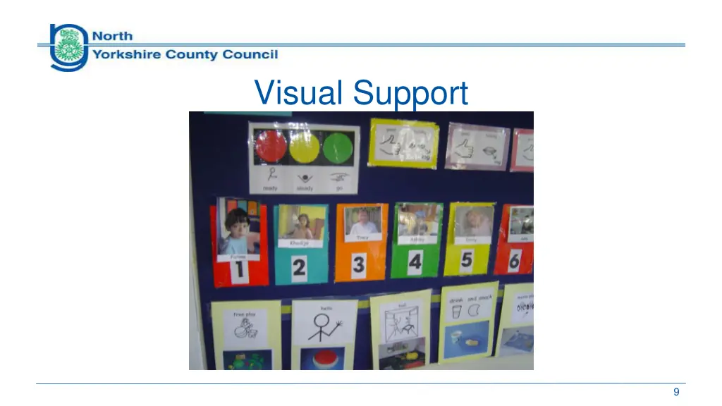 visual support